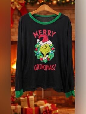Merry Grinchmas PJ Set Size Large
